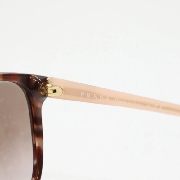 Prada Women's SPR01O 55 17 UE0-0A6 Spotted Brown Pink/Brown Graidient Sunglasses - Picture 11 of 16